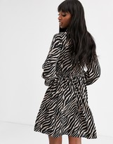 Thumbnail for your product : Y.A.S Tall Aritta tiger print smock dress
