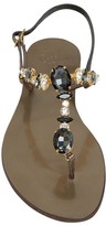 Thumbnail for your product : Emanuela Caruso FLAT JEWELED SANDAL