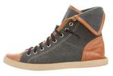 Thumbnail for your product : Chloé Cap Toe High-Top Sneakers