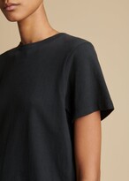 Thumbnail for your product : KHAITE The Emmylou T-Shirt in Washed Black