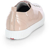 Thumbnail for your product : Prada Patent Leather Lace-Up Sneakers