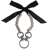 Thumbnail for your product : Lanvin Crystal Ribbon Necklace