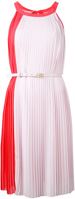 Blumarine pleated sleeveless dress