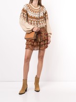 Thumbnail for your product : Mes Demoiselles Bead-Embellished Intarsia-Knit Dress