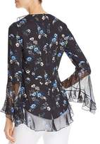 Thumbnail for your product : Elie Tahari Halima Floral Silk Ruffle Blouse