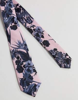 ASOS Floral Tie In Pink