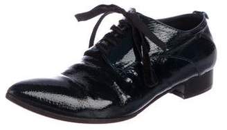 CNC Costume National C'N'C Patent Leather Pointed-Toe Oxfords