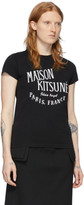 Thumbnail for your product : MAISON KITSUNÉ Black Palais Royal T-Shirt