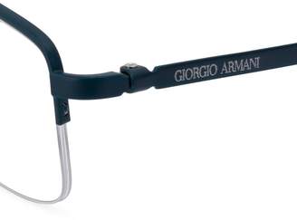 Giorgio Armani half rim rectangle glasses