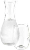 Thumbnail for your product : Container Store Glass & Decanter Set Clear