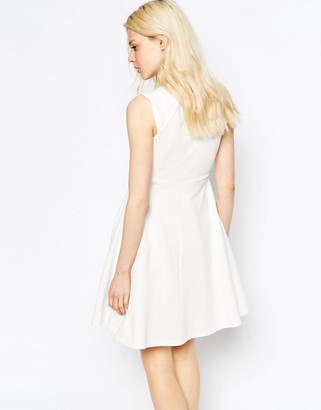 B.young Sweetheart Neck Skater Dress