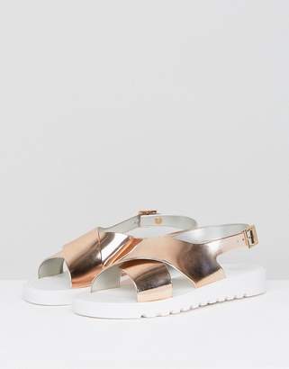 ASOS Design Frequent Jelly Flat Sandals