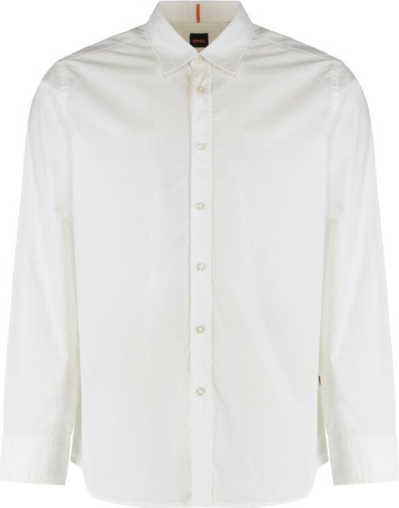 Boss Hugo Boss Regular-Fit Stretch Poplin Shirt