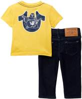 Thumbnail for your product : True Religion Short Sleeve Tee & Jeans Set (Baby Boys)