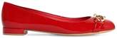 Thumbnail for your product : Ferragamo 20mm Garda Patent Leather Ballerinas