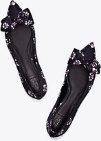 Thumbnail for your product : Tory Burch Rosalind Satin Ballet Flat