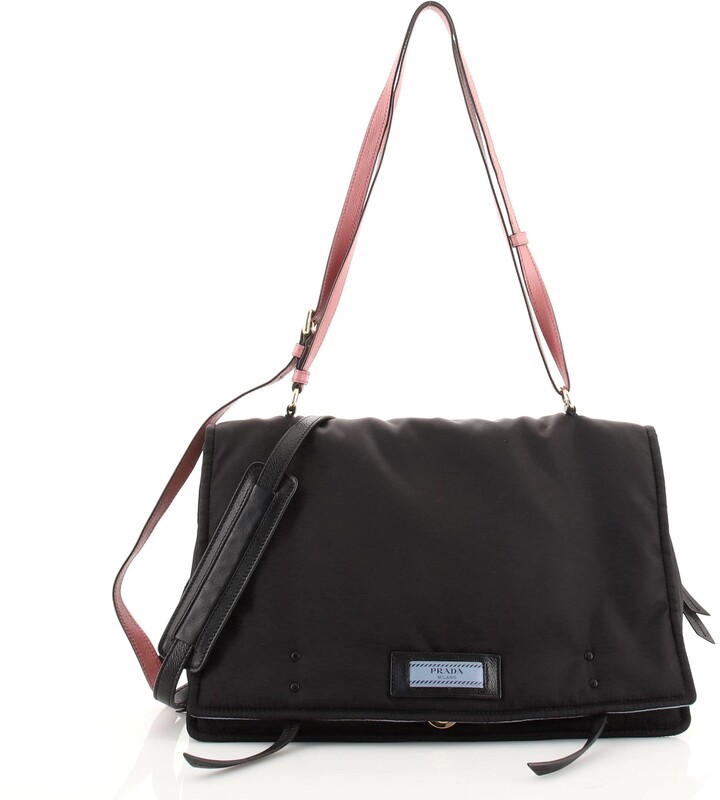Prada Etiquette Messenger Bag Nylon Medium - ShopStyle