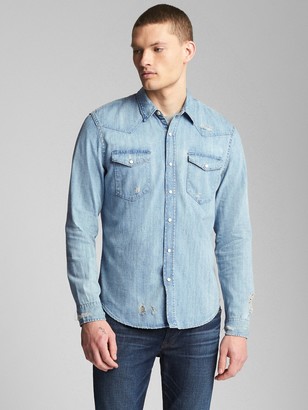 big and tall jean shirt