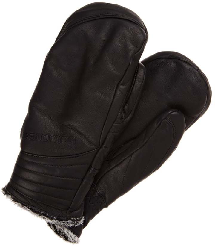 Salomon NATIVE MITTEN Mittens black - ShopStyle Gloves