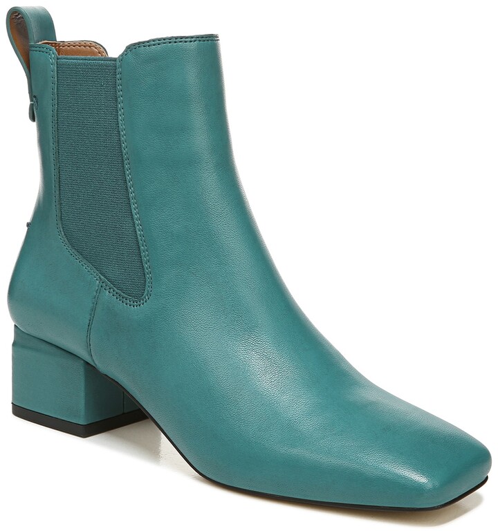 teal green boots
