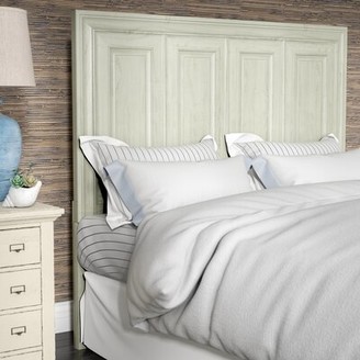 Rosecliff Heights Stoughton Panel Headboard Size: King/California King, Color: White