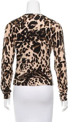Diane von Furstenberg Ibiza Leopard Printed Cardigan
