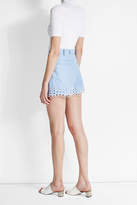 Thumbnail for your product : Carven Cotton Shorts with Eyelet Hem