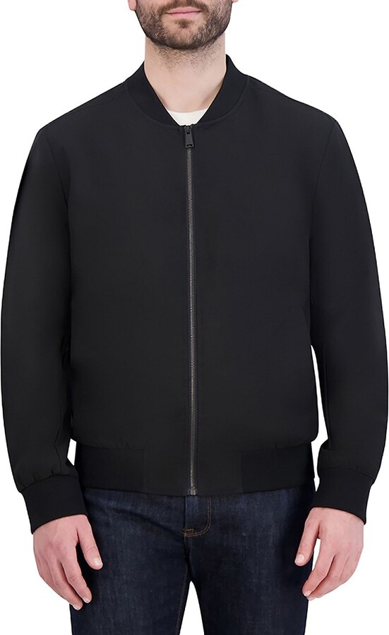 Soft Rain Bomber Jacket