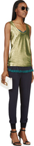 Thumbnail for your product : Sacai Luck Gold Layered Lingerie Tank Top