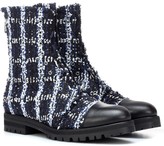 Thumbnail for your product : Jimmy Choo Exclusive to Mytheresa Haze Flat tweed ankle boots