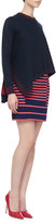 Thumbnail for your product : Thakoon Shifted-Stripe Mini Skirt