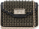 Thumbnail for your product : Chloé Sally Embroidered Small Shoulder Bag in Black