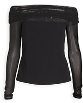Thumbnail for your product : Cushnie Off Shoulder Cropped Top