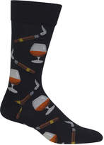 Thumbnail for your product : Hot Sox Men's Cognac-and-Cigars Socks