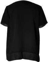 Thumbnail for your product : Vince T-Shirt with Silk Panel