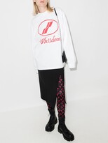 Thumbnail for your product : we11done Logo Print Sweatshirt
