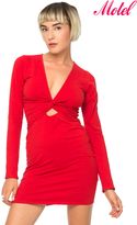 Thumbnail for your product : Lipsy Motel Kim Twist Bodycon Dress