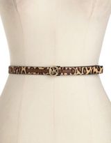 Thumbnail for your product : MICHAEL Michael Kors Skinny Leather Belt