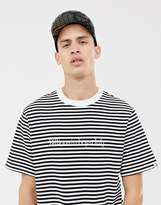 Thumbnail for your product : Billionaire Boys Club striped t-shirt in white