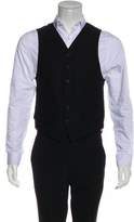 Thumbnail for your product : Ann Demeulemeester Embroidered Wool-Blend Suit Vest