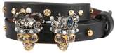 Thumbnail for your product : Alexander McQueen Queen & King Leather Bracelet