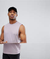 Thumbnail for your product : ASOS DESIGN relaxed sleeveless t-shirt with dropped armhole in purple