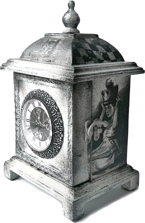 Etsy Alice in Wonderland Clock White Rabbit Table Wonderland Decor ...
