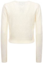 Thumbnail for your product : Gucci Gg Wool Knit Cropped Crewneck Top
