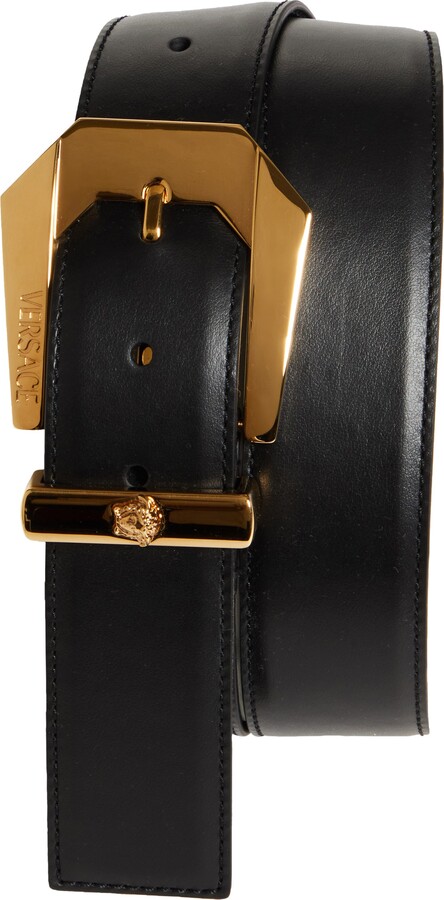 Western Buckle Leather Belt