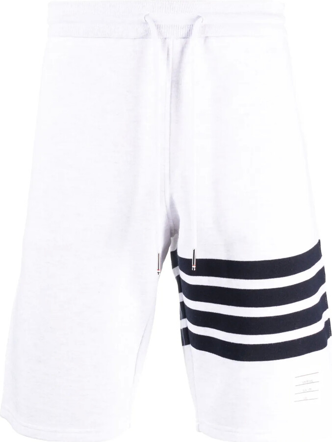 Thom Browne 4-Bar cotton track shorts