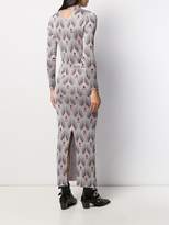 Thumbnail for your product : Paco Rabanne jacquard-knit fitted dress