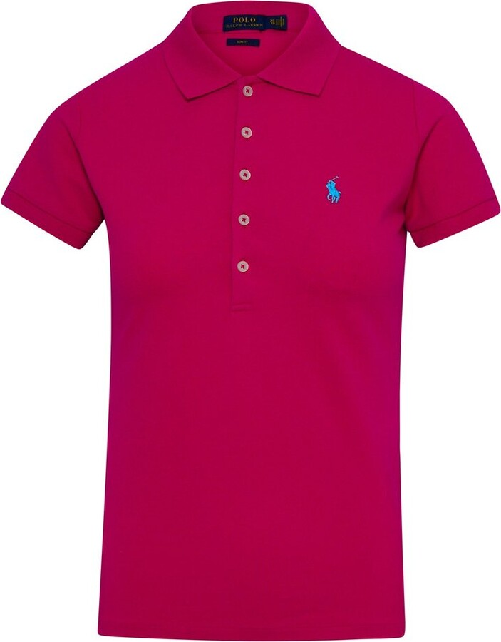 Polo Ralph Lauren Logo-Embroidered Short-Sleeved Polo Shirt - ShopStyle Tops