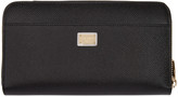 Thumbnail for your product : Dolce & Gabbana Black Leather Kings Wallet