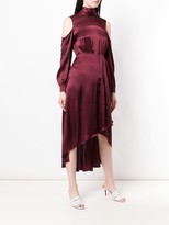 Thumbnail for your product : Dvf Diane Von Furstenberg Cold Shoulder Midi Dress